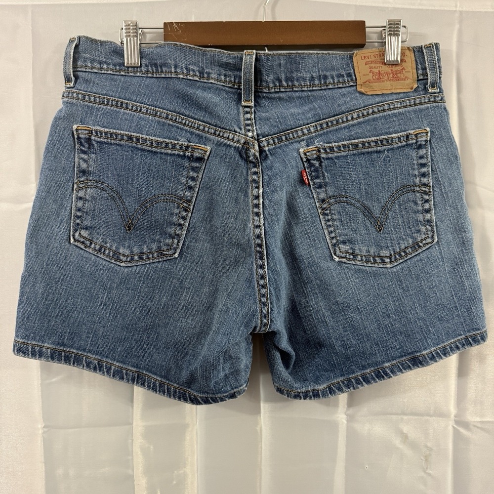 Levis 515 Nouveau Jean Denim Shorts Jorts Vintage Y2K 00s Womens 12 Fits 34"
